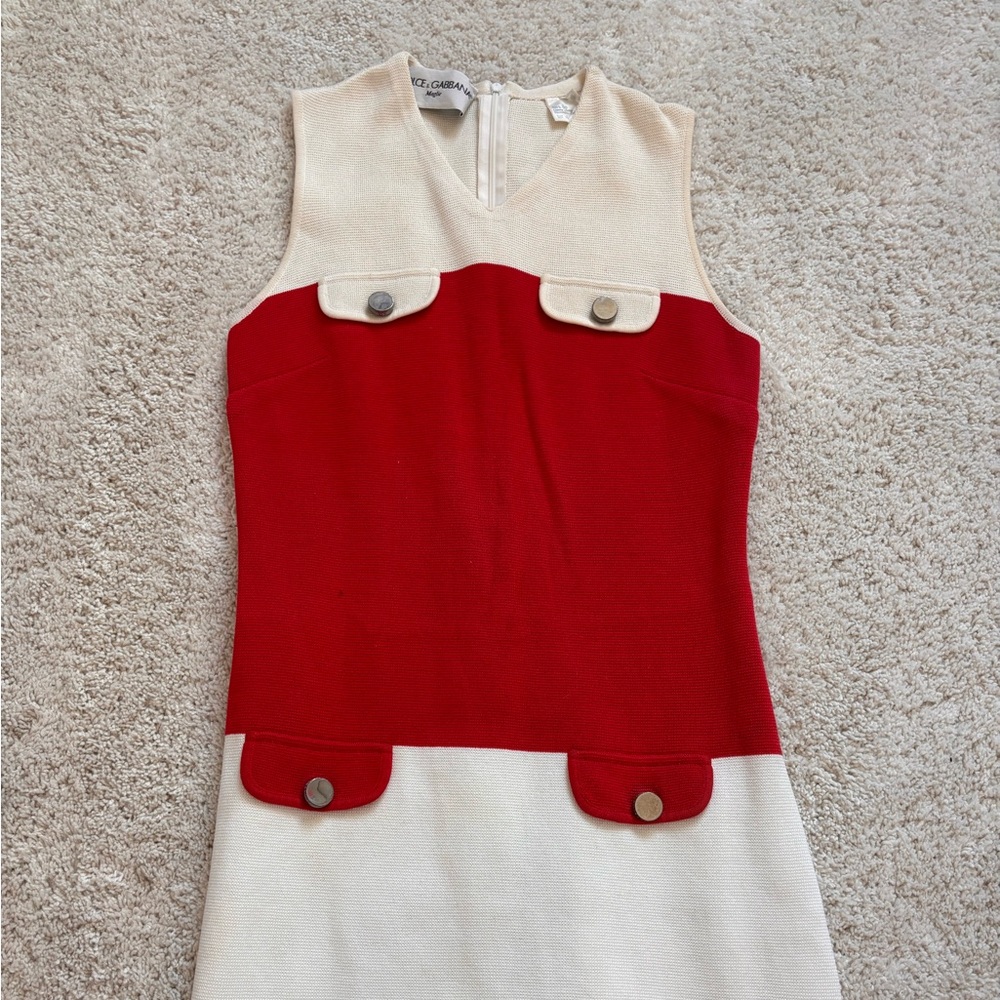 DOLCE & GABBANA Maglie Dress. 42 Beautiful lights curves, ending above the knee.